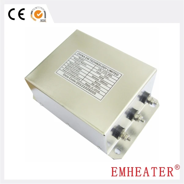 High Quality emi emc filter Manufacturer 380V 440V Three Phase Inverter EMC EMI Power Line Noise Filter