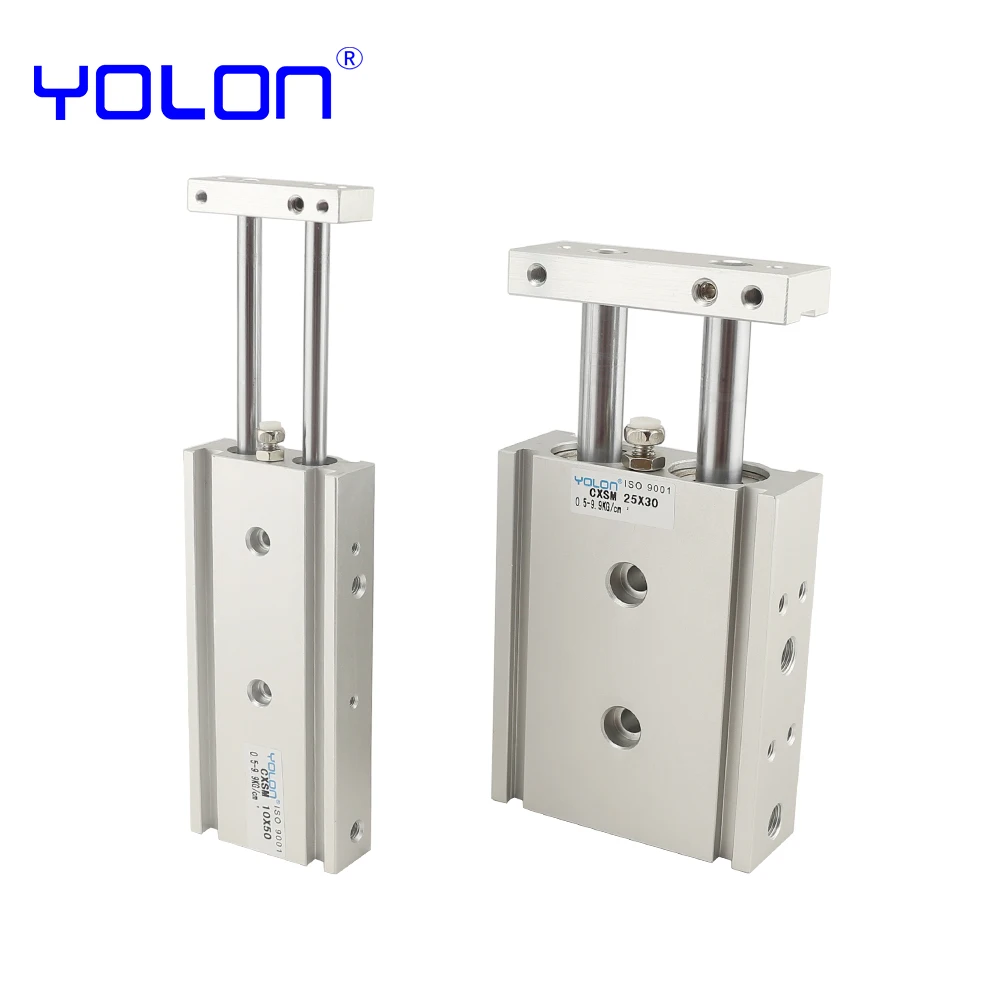 TR/CXSM25X10 CXSM25X15 CXSM25X20 CXSM25X25 CXSM25X30 CXSM25X40 CXSM25X50 CXSM25X100 Twin-rod cylinder