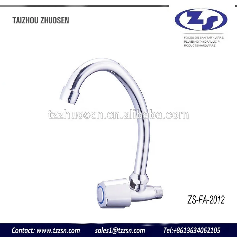 factory sale wall mounted lower price brass single lever kitchen faucet