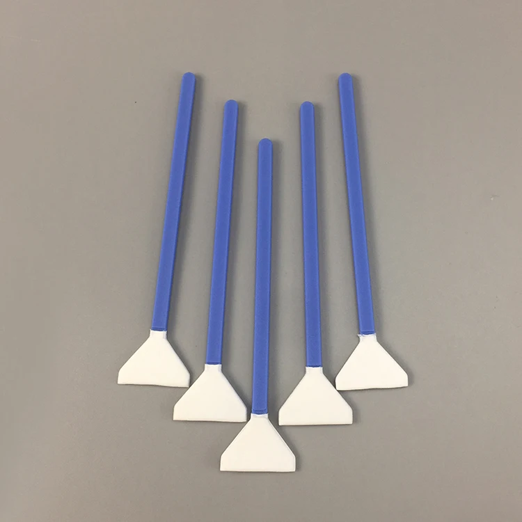 24mm Microfiber Tip Cleanroom Flat Flocked Tipped Swabs For Clean CCD Sensor Cleaner Lens