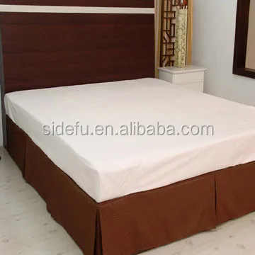 Luxury Decorative Ruffled Pleated Hotel Bed Skirt