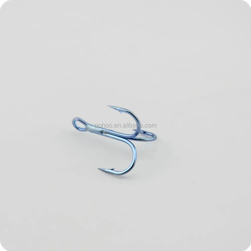 Round bend triple hook