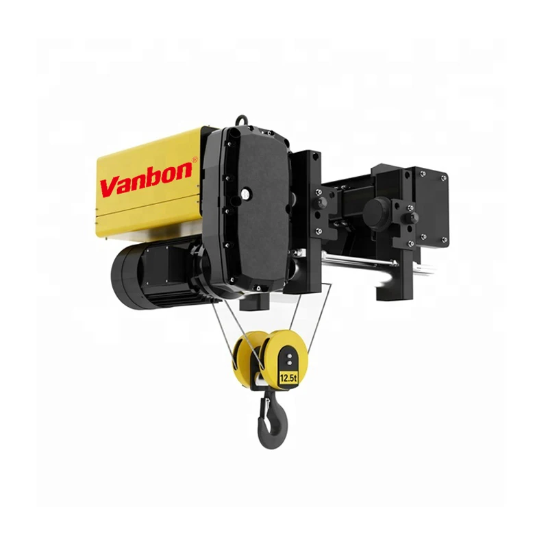 factory Vanbon 1 ton 2 ton 5 ton electric winch 220v for girder Bridge Crane electric wire rope Lift electric hoist