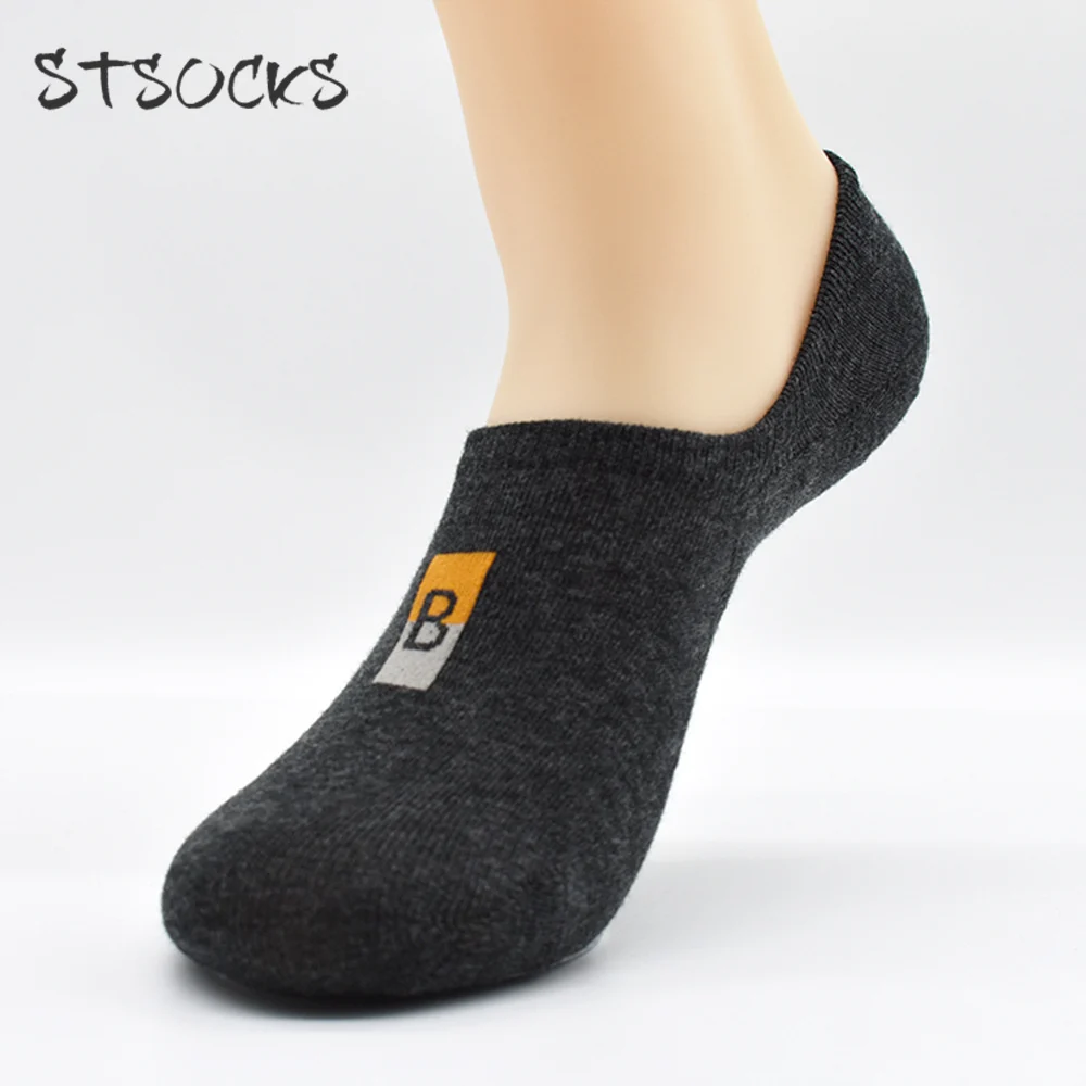 Hot Selling Cheap Low Cut Business Solid Color Combed Cotton Man Custom No Show Invisible Socks