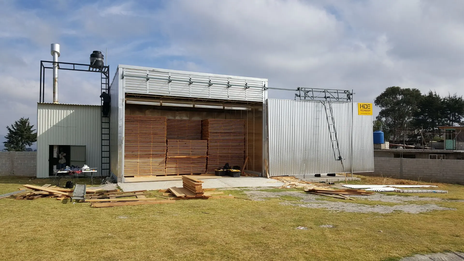 40m3 Factory container type wood drying kiln for sale, kiln dryer, wood drying camera for sale