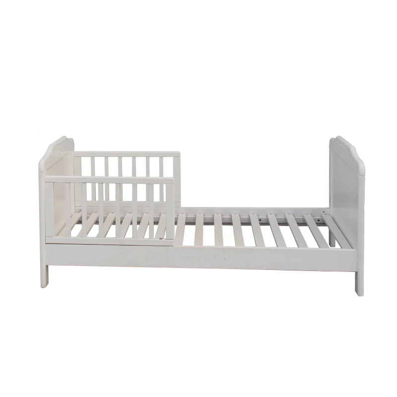
high quality pine wood standard size cheap girl baby toddler bed 