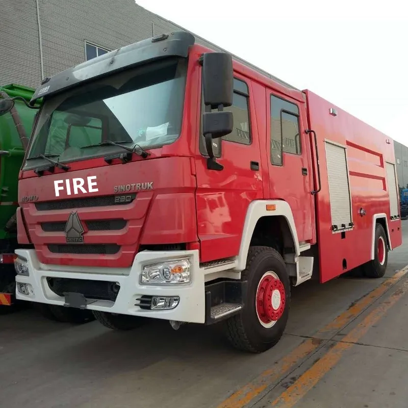 266hp new SINOTRUK fire engine 10-16m3 Steyr fire truck for sale