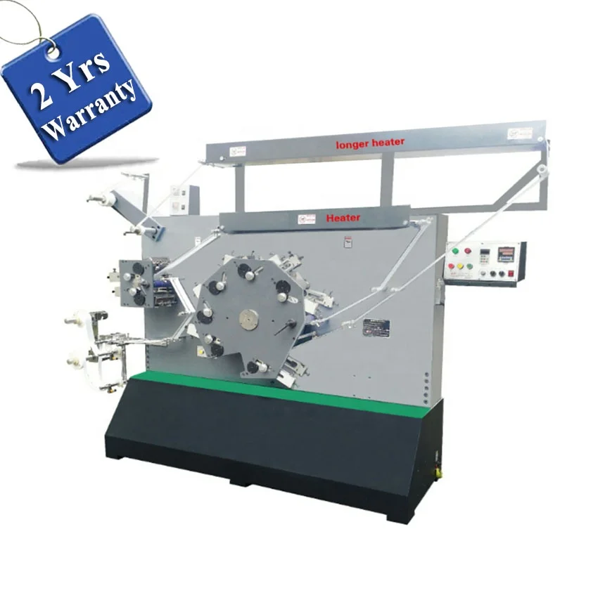 UGS62S 6 Передняя 2 задняя цветная двухсторонняя автоматическая машина для флексографской печати тканевой ленты принтер этикеток на