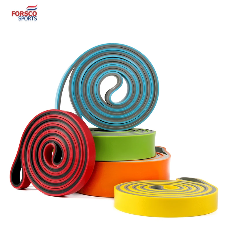 
Сверхмощные тренировки для фитнеса двухслойные цветные латексные подтягивающие вспомогательные Эспандеры 