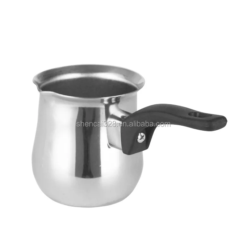multiple size fondue pot pouring Turkish Coffee Warmer with Handle