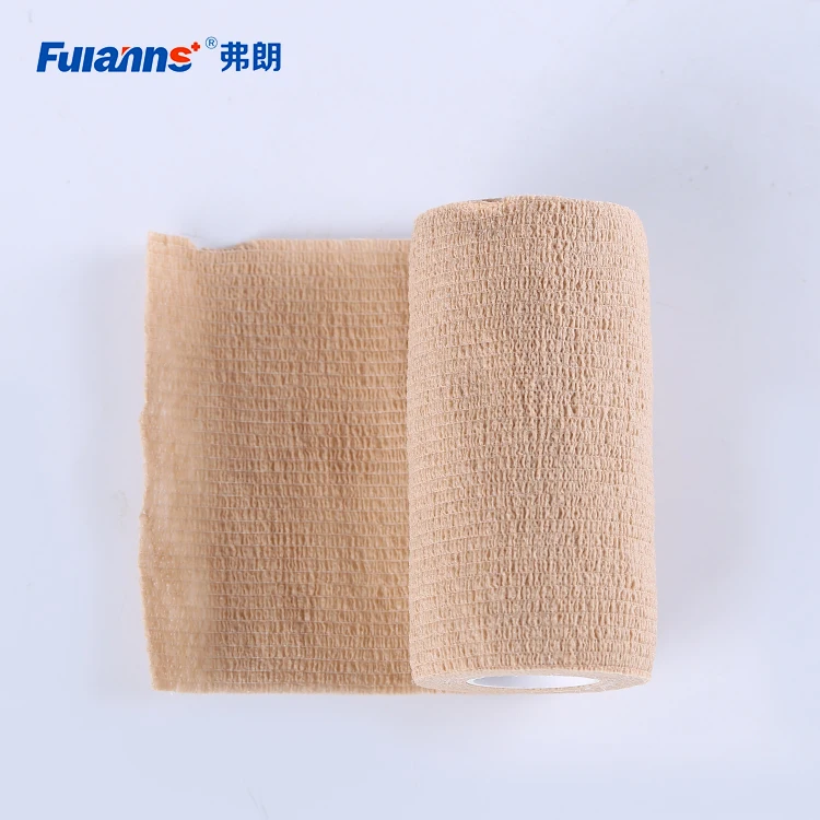 Hot selling non-woven medical self-adhesive gauze bandage high elastic bandage
