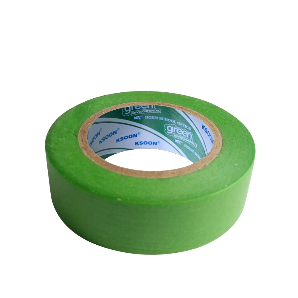 50mm Wide Green Waterproof Painters Masking tape for Automobive Application