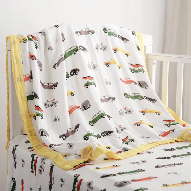 
Newborn Muslin 100% Cotton Soft Baby Blanket Swaddling Baby Bedding Blankets Swaddle Wrap Kids Bath Towel 