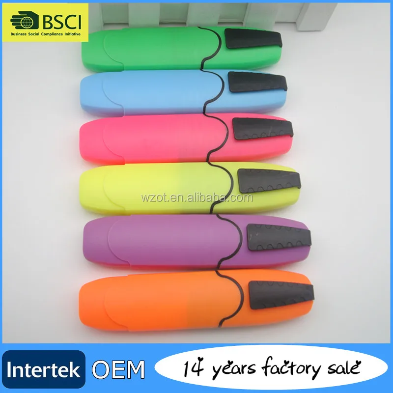 
New Arrival Factory Price Colorful Child Hilighter Marker Pen Fluorescent Pen 