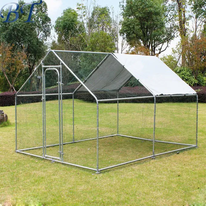
Hot Sale Large Metal Chicken Coop Chicken Run Walk for animals cage run fence 