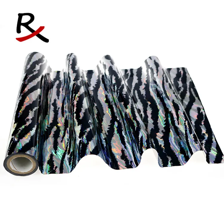 5003# holographic heat transfer laser foil for fabric & leather & textile