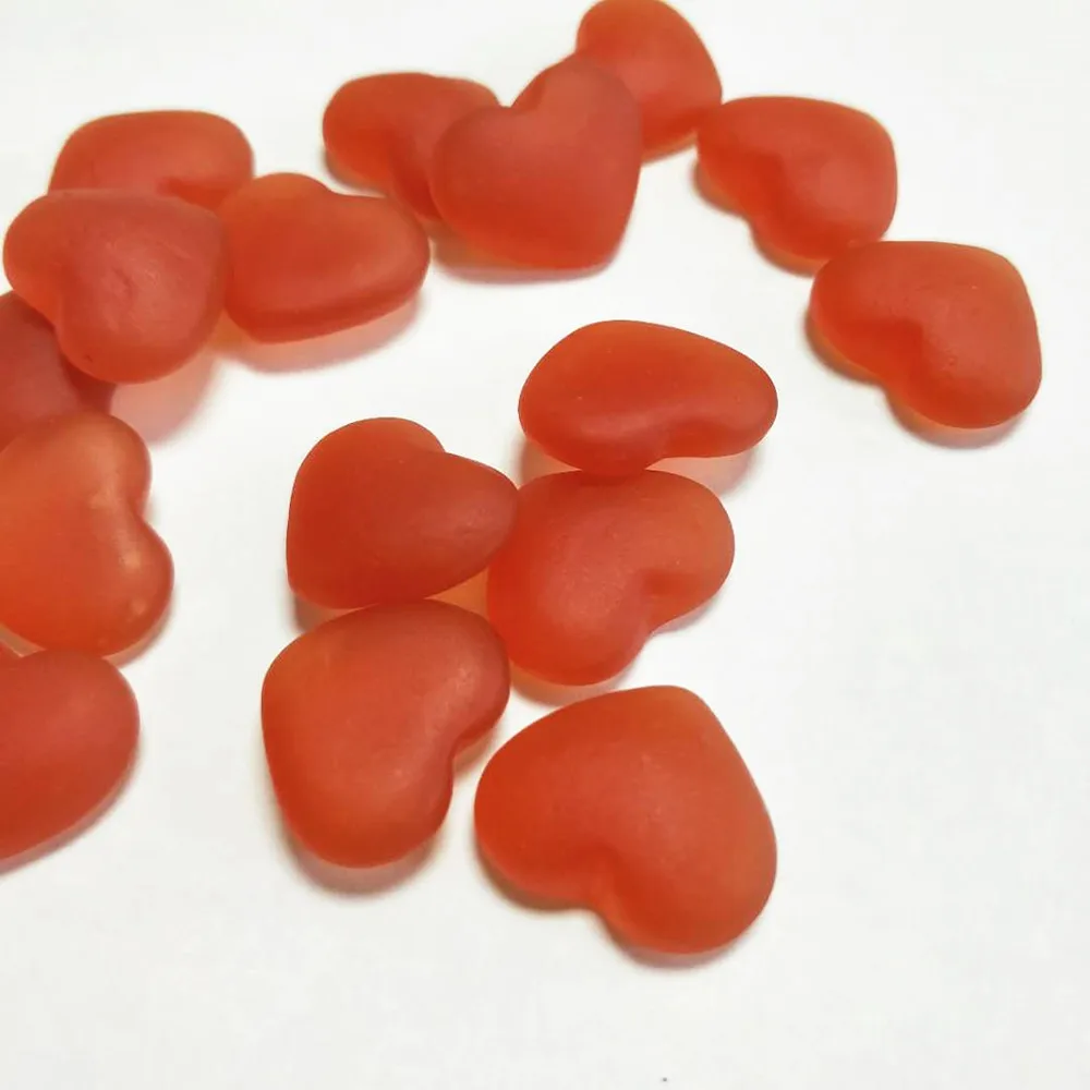 
Hair/Nails/Skin Vitamin Halal Pectin Soft Gummy Heart-Shape Candy 