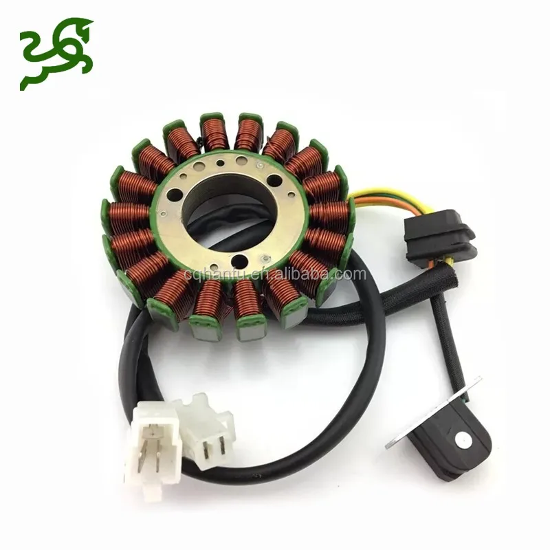 GS125 GN125 Motorcycle Parts 18 Pole Magnetic Coil With Fly Wheel Rotor