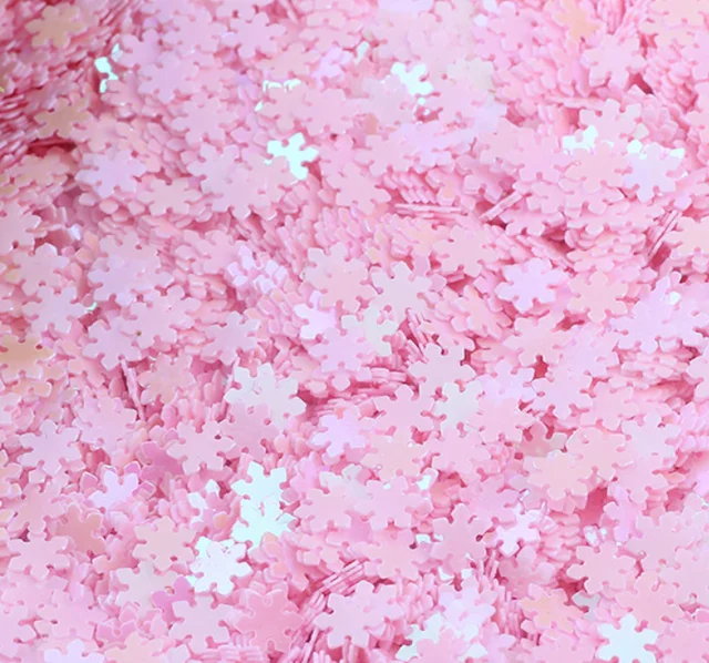 Christmas snowflakes shape sequins