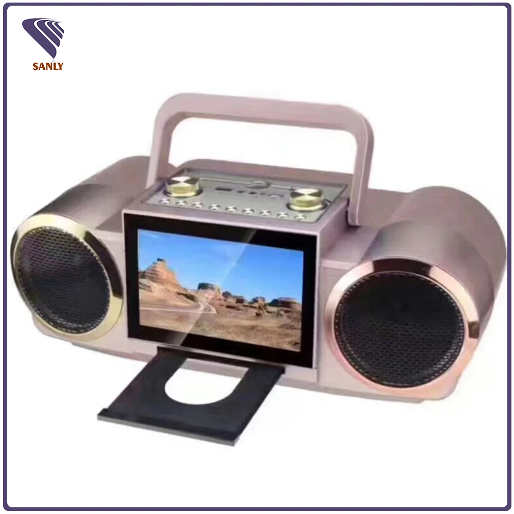 
2018 NEW design Portable Hifi audio system with Screen and DVD player 