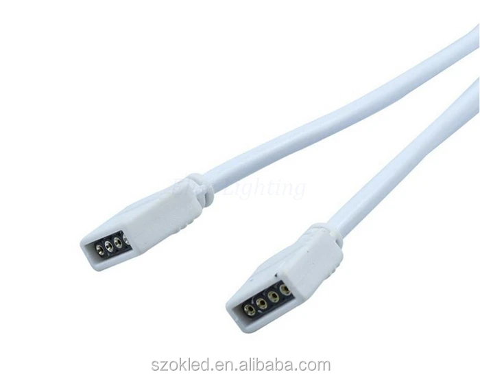 4-контактный RGB-кабель со светодиодным разъемом, от 1 до 2 /1 до 3 /1 до 4 разъемов, 4-контактный разветвитель RGB-кабеля для RGB-ленты 3528/5050/3014