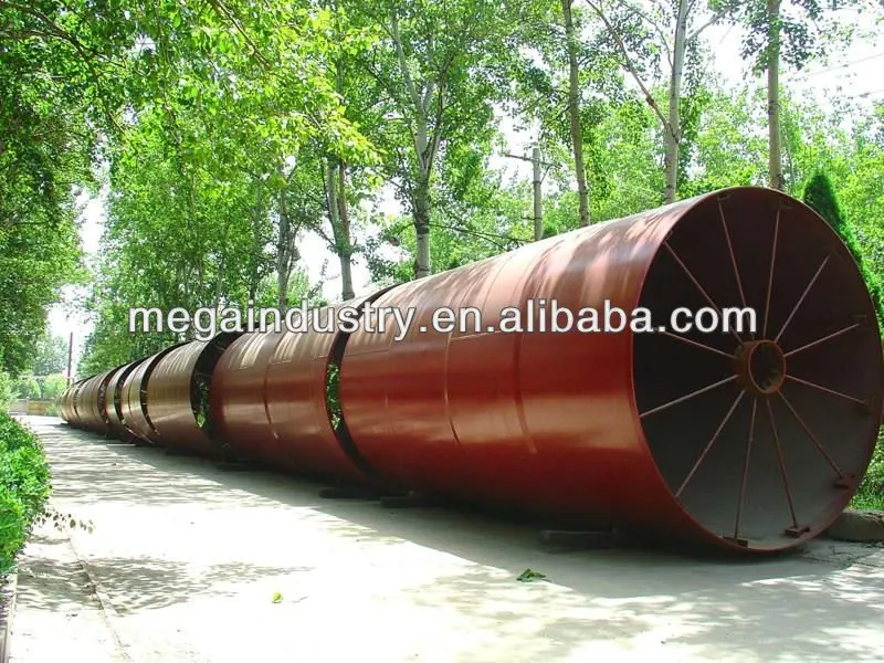 100~1000TPD Kaolin calcination rotary kiln