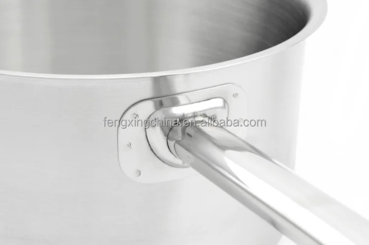 Stainless Steel Restaurant Stockpot with long handle