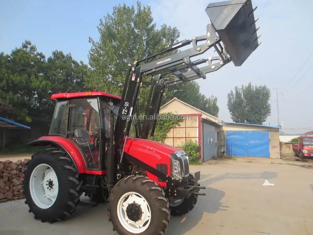 new design hot sail farm tractor 904 ,90Hp 4 WD with front end loader, use YTO,DEUTZ, engine