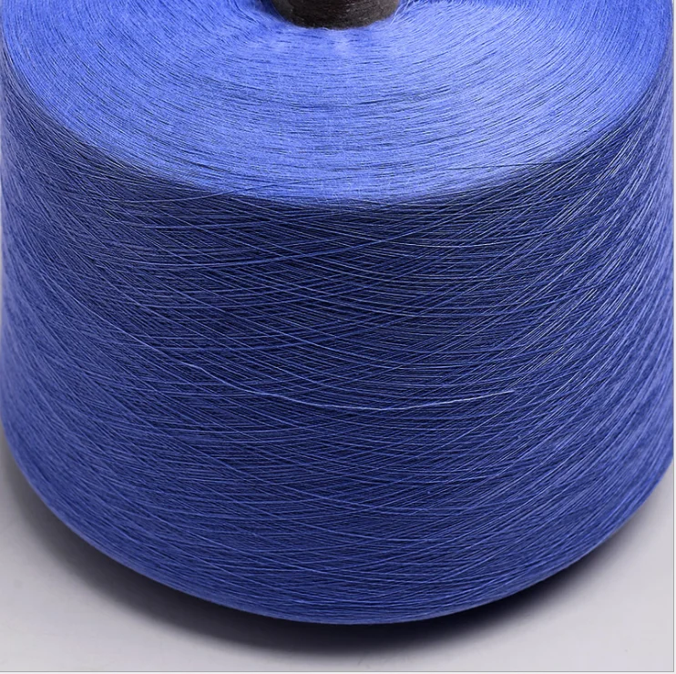 Item WX-00476 Spun dyed linen fiber flax knitting yarn for rugs