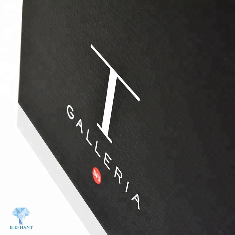 Logo printed luxury premium portable wine gift packing custom paper bag