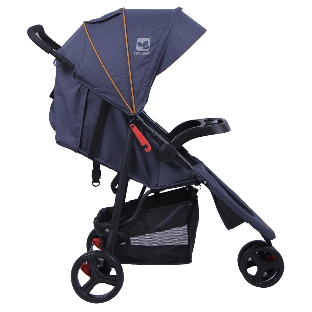 Adjustable lightweight baby doll pram stroller
