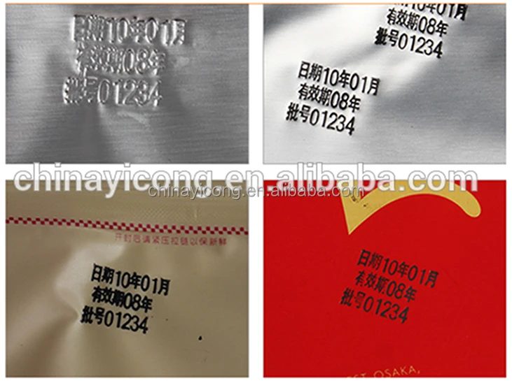 Food Packaging Bags Printing Small Character CIJ Coding Printer Machine