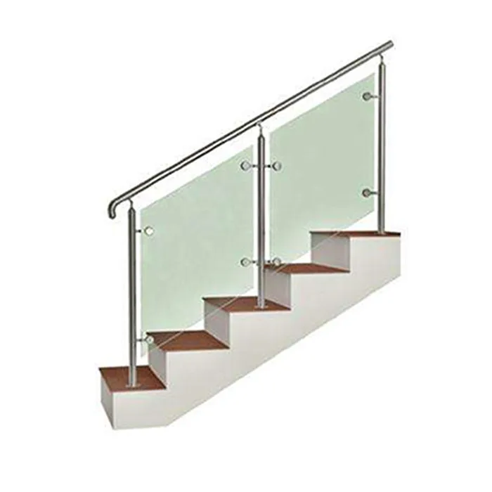 Interior Frameless Design Indoor Glass Stair Railing  Price