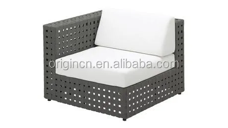 Современный диван для ожидания из широкого ротанга с ажурным дизайном и кофейным столиком, набор мебели для отеля