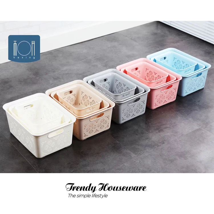 
Wholesale baby PP plastic storage basket 