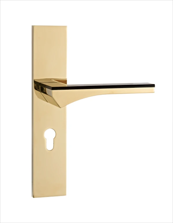 AKADA hot selling modern design interior door handle lock plate handle