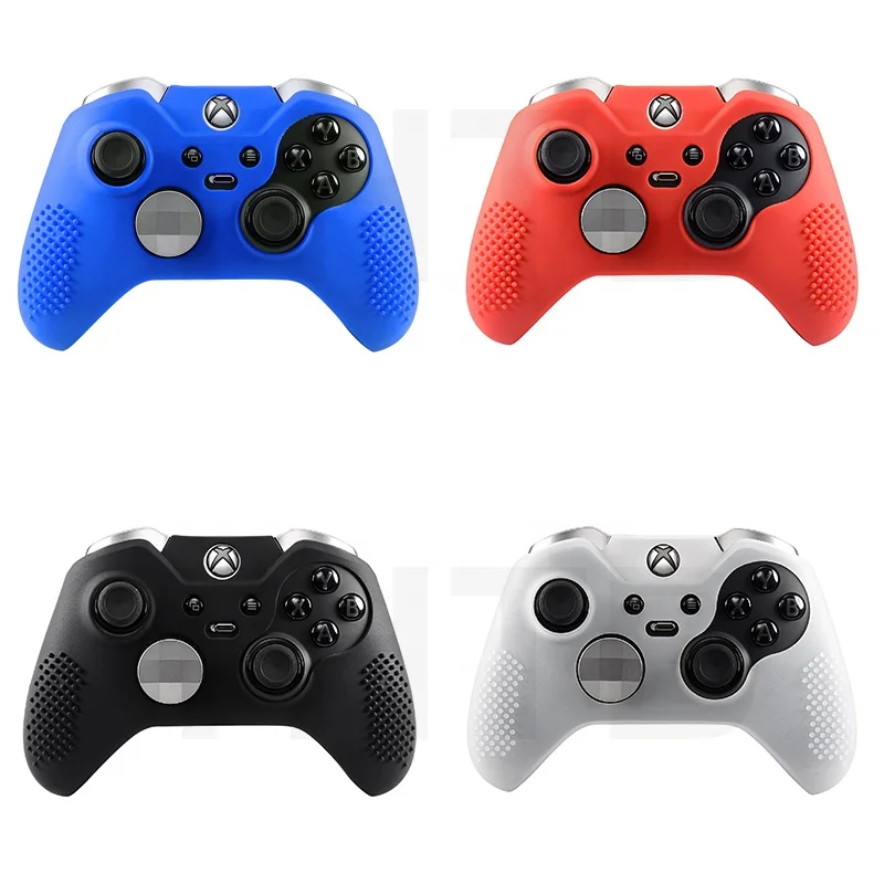 Mix Color With Dot Rubber Silicone Case Cover Skin Gel Grip For Xbox One S X Elite Gamepad Controller