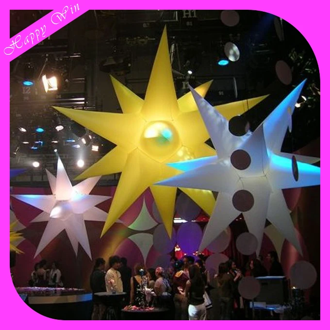Inflatable Led Lighting Star/Inflatable LED Advertising Light Decoration