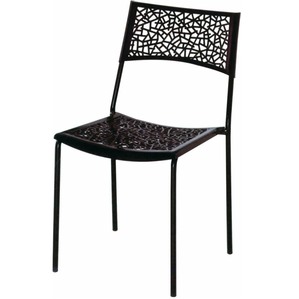 Restaurant Stackable Metal Leg Plastic Dining Chair