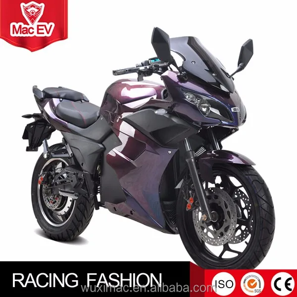 Super Speed lithium battery Adult Racing electrical Motorcycle With 110kph speed For Street King