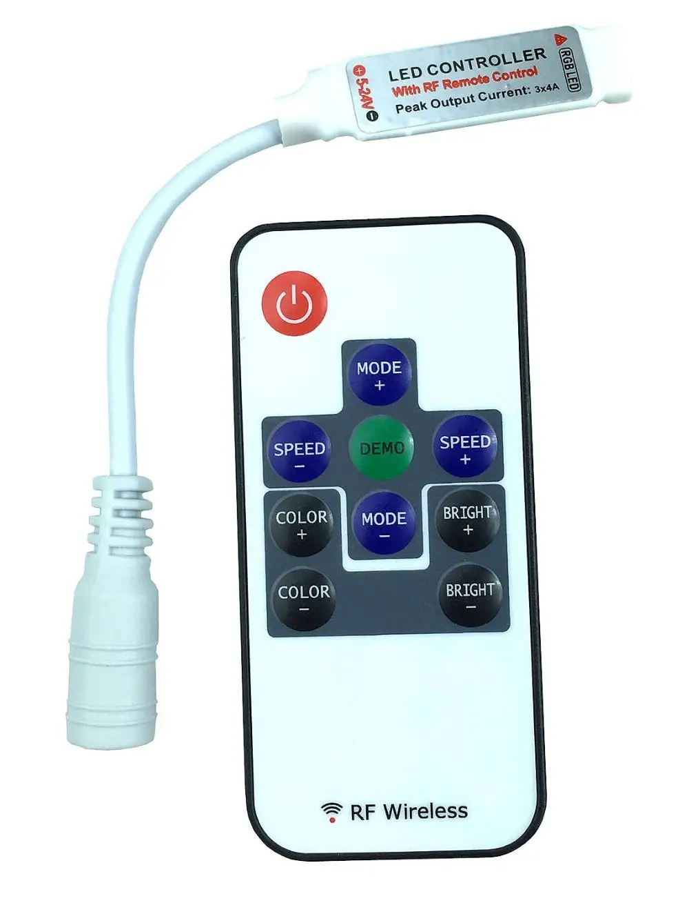 Мини 10-клавишный RF RGB светодиодный беспроводной пульт дистанционного управления для 5050/3528 SMD светодиодные фонари полосы Диммер