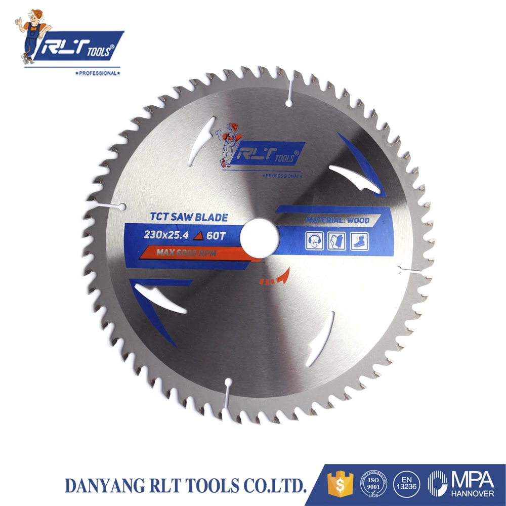 
230 X 25.4 X 60T danyang tct circle saw blade for wood 