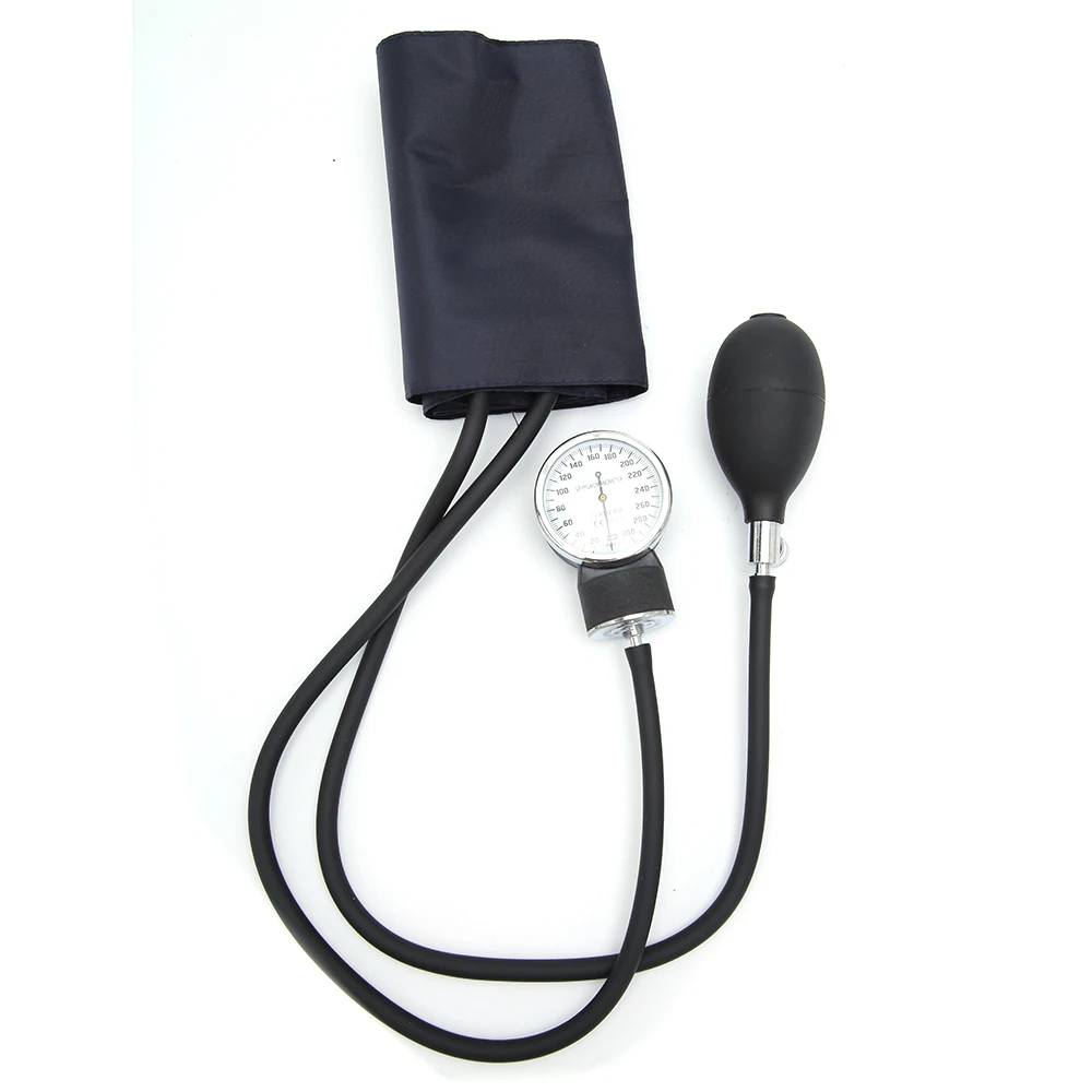 Factory price portable medical doctor manual aneroid sphygmomanometer with stethoscope and soft cuff