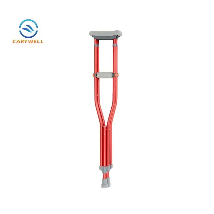 Royal Blue Color Adjustable Aluminum Disabled Crutches for Adults