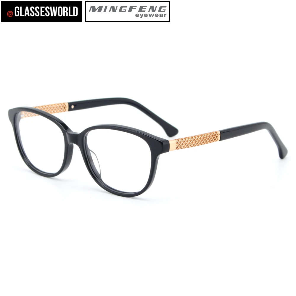 Custom fashion acetate glasses frame and optical eyeglasses M2117
