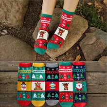Direct selling 2014 Winter new Korean 3d meias wholesale cartoon cotton warm in tube Christmas women’s socks free shipping