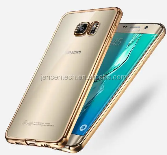 Гальваническим покрытием ТПУ чехол для samsung galaxy s7 s8 plus, для galaxy s9 плюс Позолоченные бампер