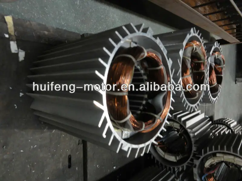 Статор двигателя и ротор