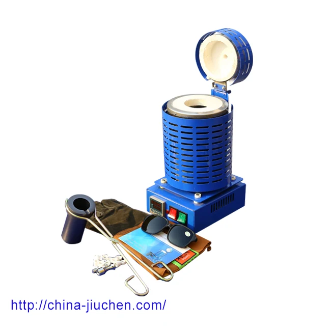 220V 4kg Metal Melting Electric Furnace for Gold Silver Copper Aluminum