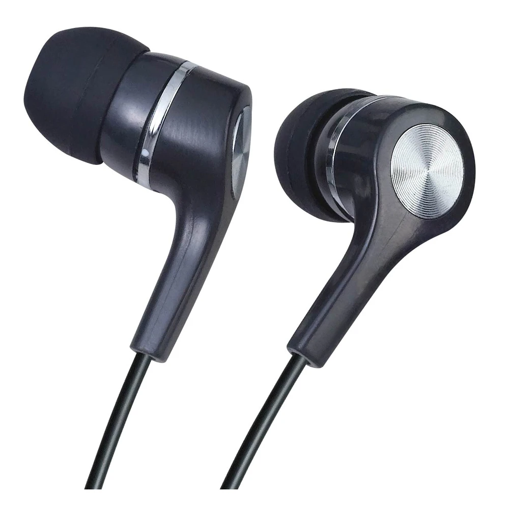 Cheapest factory wholesale black plastic sports wire In Ear earphone odm manufacturer